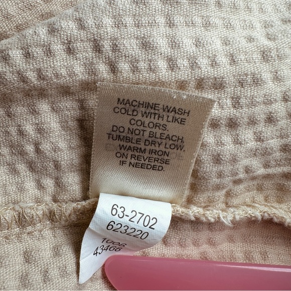 J.Jill Womens Medium Khaki Sand Corduroy Embroidered Floral Button Down Jacket - Picture 11 of 13